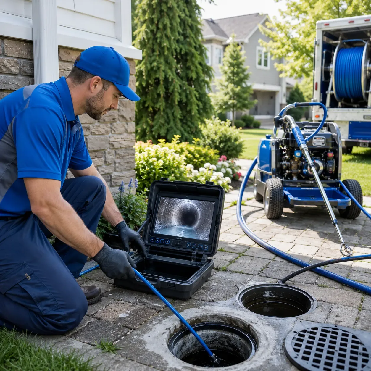 Outdoor drain cleaning professionals serving Dolphin, VA